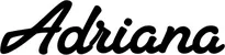 Produktbeispiel Schriftzug - Adriana