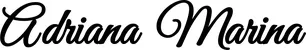 Produktbeispiel Schriftzug - Adriana Marina