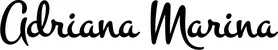Produktbeispiel Schriftzug - Adriana Marina