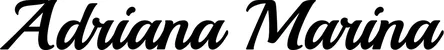 Produktbeispiel Schriftzug - Adriana Marina