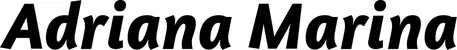 Produktbeispiel Schriftzug - Adriana Marina