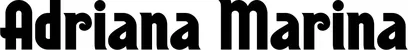 Produktbeispiel Schriftzug - Adriana Marina