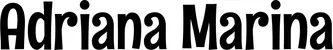 Produktbeispiel Schriftzug - Adriana Marina