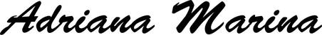 Produktbeispiel Schriftzug - Adriana Marina