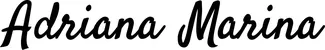 Produktbeispiel Schriftzug - Adriana Marina