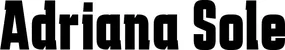 Produktbeispiel Schriftzug - Adriana Sole