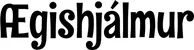 Produktbeispiel Schriftzug - Ægishjálmur