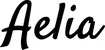 Produktbeispiel Schriftzug - Aelia