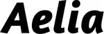 Produktbeispiel Schriftzug - Aelia