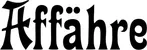Produktbeispiel Schriftzug - Affähre