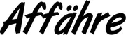 Produktbeispiel Schriftzug - Affähre