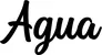 Produktbeispiel Schriftzug - Agua