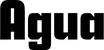 Produktbeispiel Schriftzug - Agua