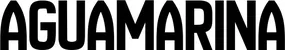 Produktbeispiel Schriftzug - Aguamarina
