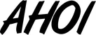 Produktbeispiel Schriftzug - AHOI