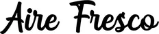 Produktbeispiel Schriftzug - Aire Fresco