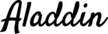 Produktbeispiel Schriftzug - Aladdin