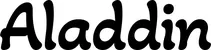 Produktbeispiel Schriftzug - Aladdin