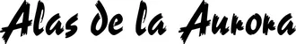Produktbeispiel Schriftzug - Alas de la Aurora