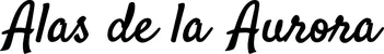 Produktbeispiel Schriftzug - Alas de la Aurora