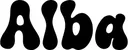 Produktbeispiel Schriftzug - Alba