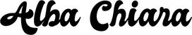 Produktbeispiel Schriftzug - Alba Chiara