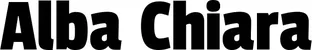 Produktbeispiel Schriftzug - Alba Chiara