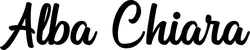Produktbeispiel Schriftzug - Alba Chiara