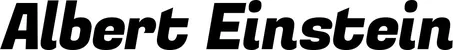 Produktbeispiel Schriftzug - Albert Einstein