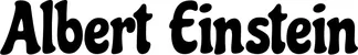Produktbeispiel Schriftzug - Albert Einstein