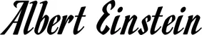 Produktbeispiel Schriftzug - Albert Einstein