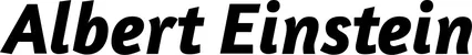 Produktbeispiel Schriftzug - Albert Einstein