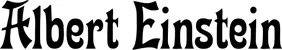 Produktbeispiel Schriftzug - Albert Einstein
