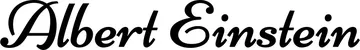 Produktbeispiel Schriftzug - Albert Einstein