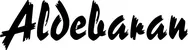 Produktbeispiel Schriftzug - Aldebaran