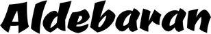Produktbeispiel Schriftzug - Aldebaran