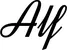 Produktbeispiel Schriftzug - Alf