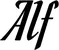 Produktbeispiel Schriftzug - Alf