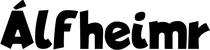 Produktbeispiel Schriftzug - Álfheimr