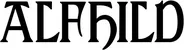 Produktbeispiel Schriftzug - Alfhild
