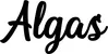 Produktbeispiel Schriftzug - Algas