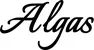 Produktbeispiel Schriftzug - Algas