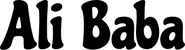 Produktbeispiel Schriftzug - Ali Baba