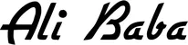 Produktbeispiel Schriftzug - Ali Baba