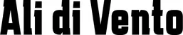 Produktbeispiel Schriftzug - Ali di Vento