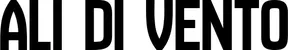Produktbeispiel Schriftzug - Ali di Vento