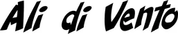 Produktbeispiel Schriftzug - Ali di Vento