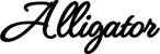 Produktbeispiel Schriftzug - Alligator