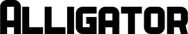 Produktbeispiel Schriftzug - Alligator
