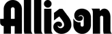Produktbeispiel Schriftzug - Allison